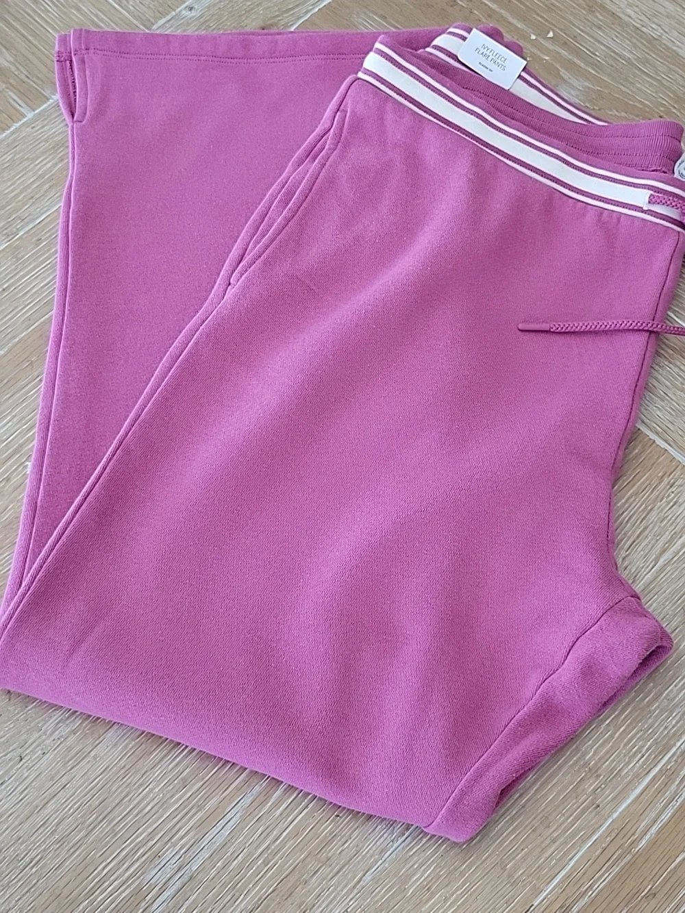 PINK Victoria Secret 2 Pc. Matching Front Zip Cardigan & Flare Sweatpants XL NWT - Picture 13 of 15